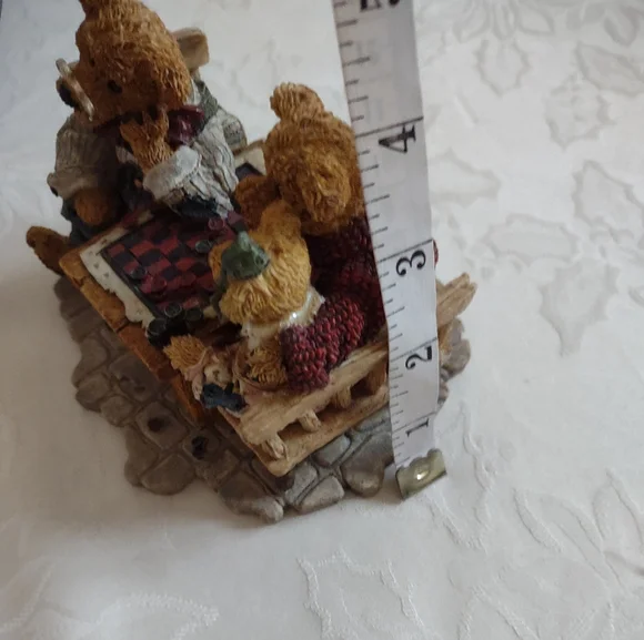 Boyds Bears& Friends Grenville w/ Matthew & Bailey Sunday Afternoon Handmade